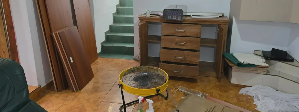 korytarz w remoncie